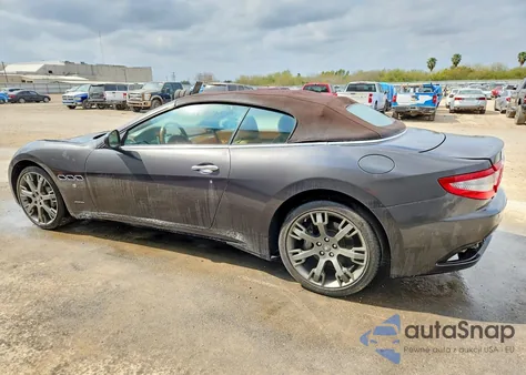 2011 Maserati Granturismo S z USA, uszkodzony, nr VIN ZAM45KMA1B0055833
